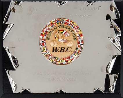 2012 Manny Pacquiao “WBC 50th Anniversary Diamond Champion Award” Presented to Pacquiao